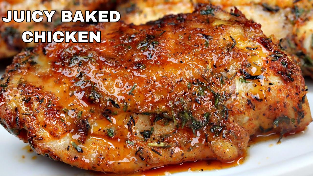 easy recipe for baking chicken thighs